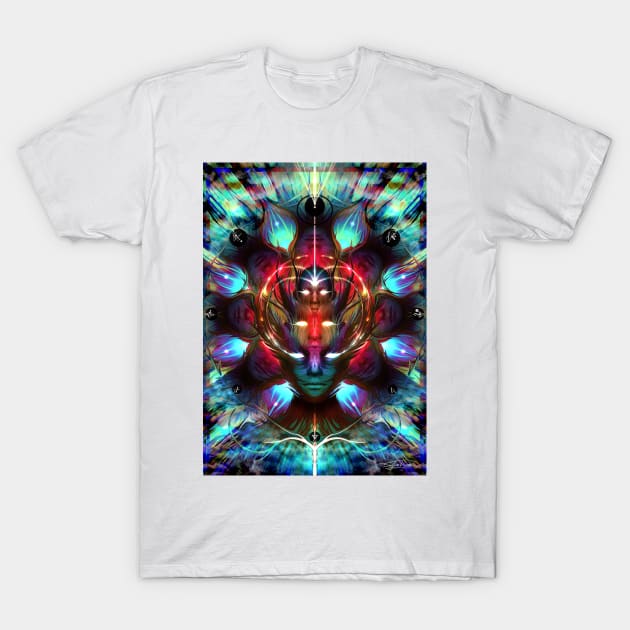 "The Congregation Act.1 (Remote Viewing)" T-Shirt by silviovieiraart